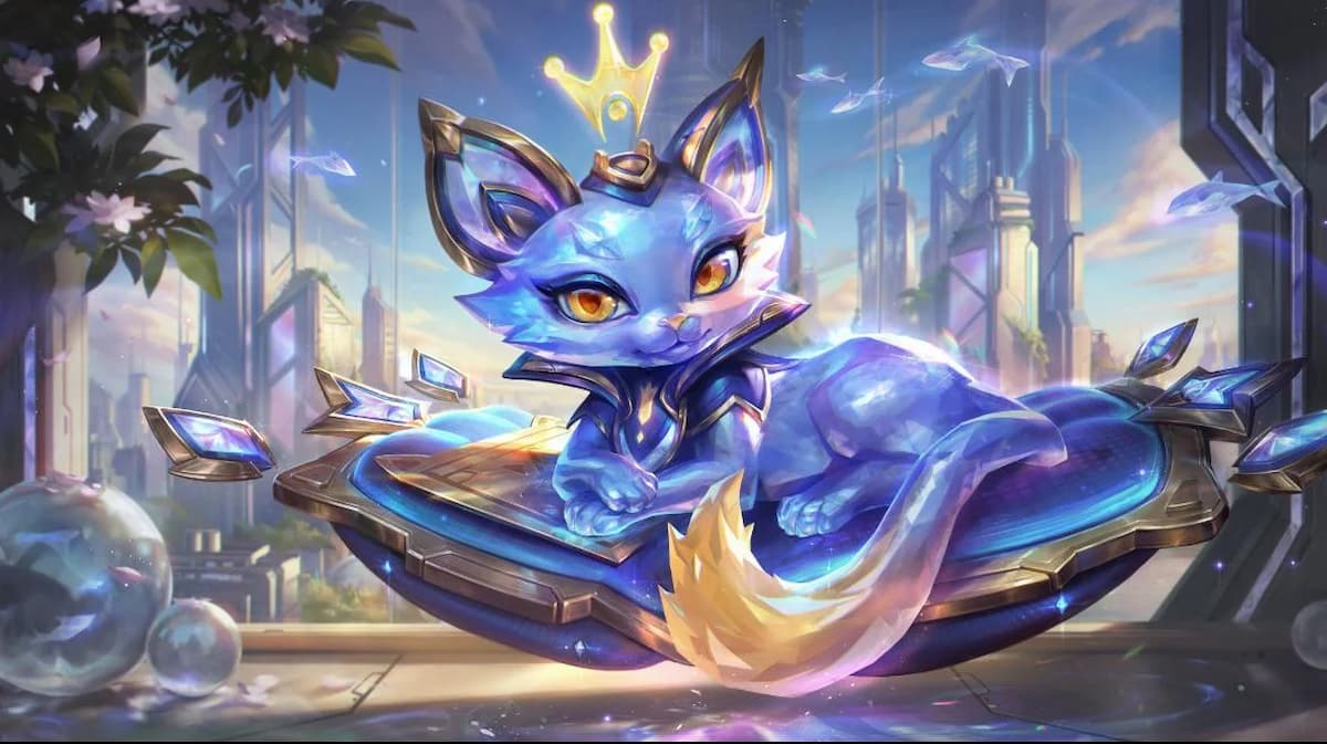 An image of Yuumi's Battle Cat Prestige splash art.