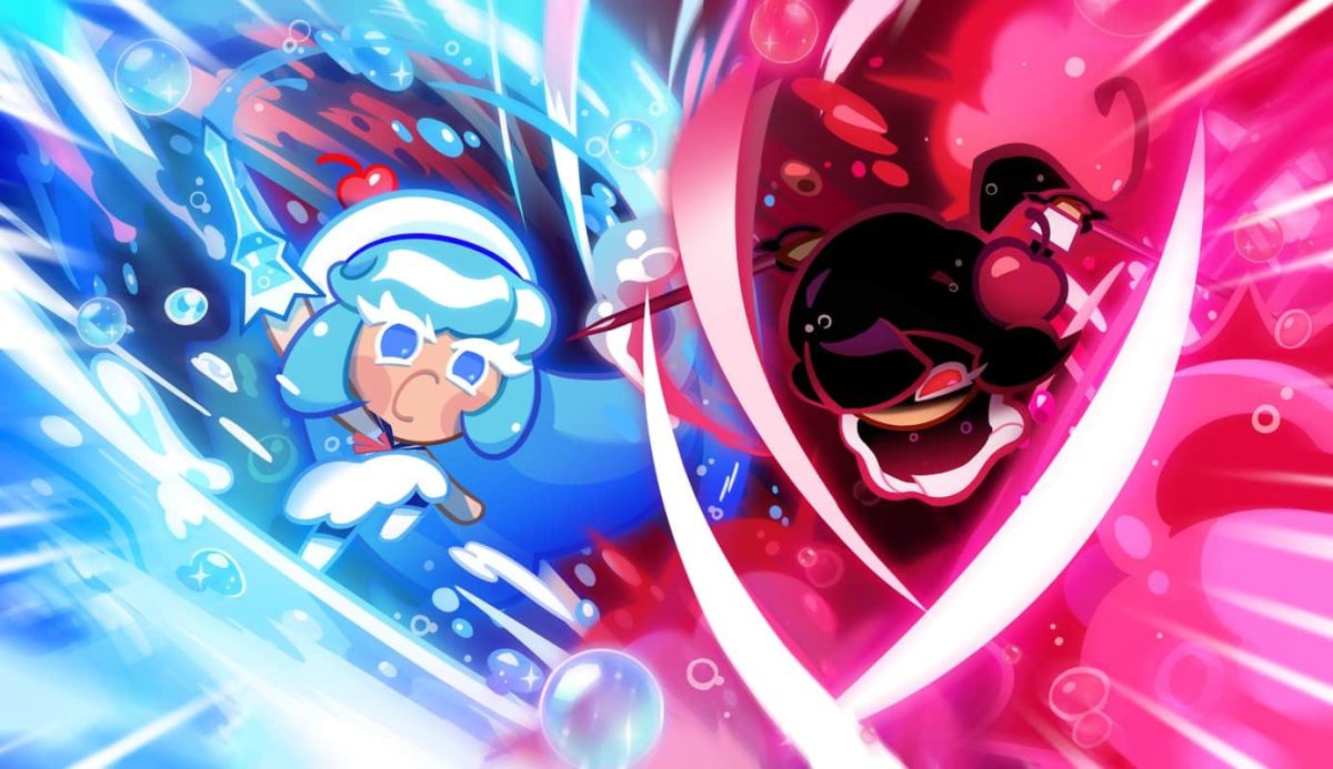 Cream Soda Cookie and Cherry Cola Cookie clash in Cookie Run: Ovenbreak